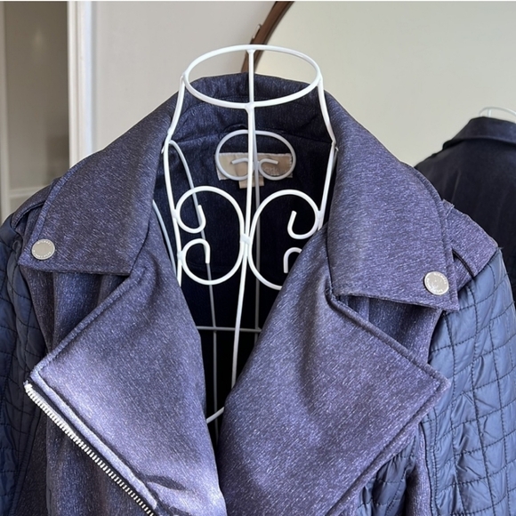Michael Kors Women Navy Heather Fall/Winter Jacket. Size M. - Picture 5 of 5